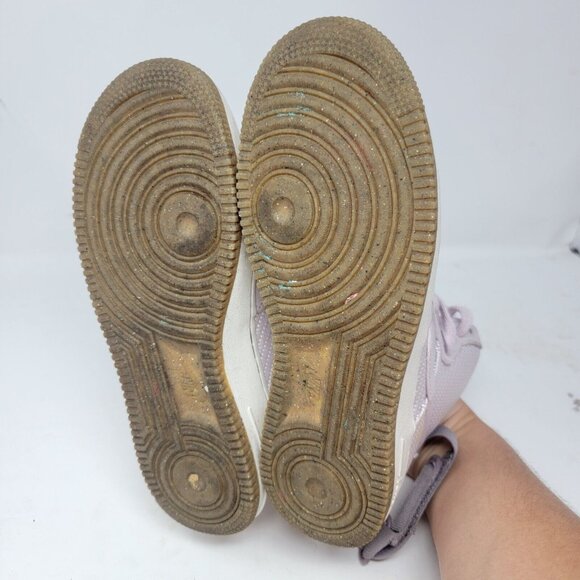 Nike Air‎ Force 1 High Premium Bleached Lilac Suede Women's Size 8 - Picture 9 of 9